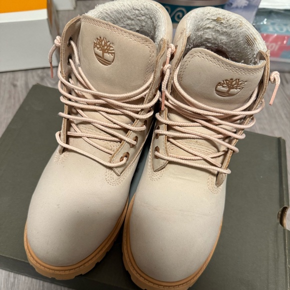 Timberland premium 6 in shearling boot junior - Picture 1 of 5